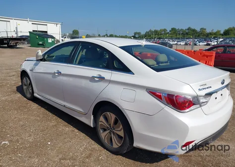 2013 Hyundai Sonata Hybrid Limited из США, поврежденный, VIN KMHEC4A48DA097059